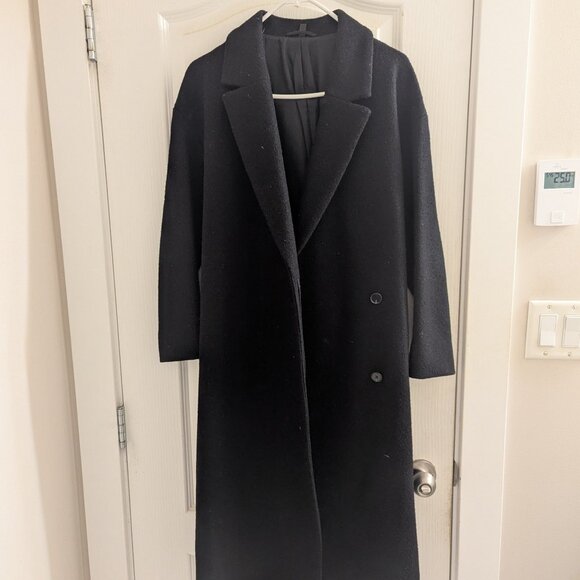COS tie waist wool blend coat - Picture 2 of 3
